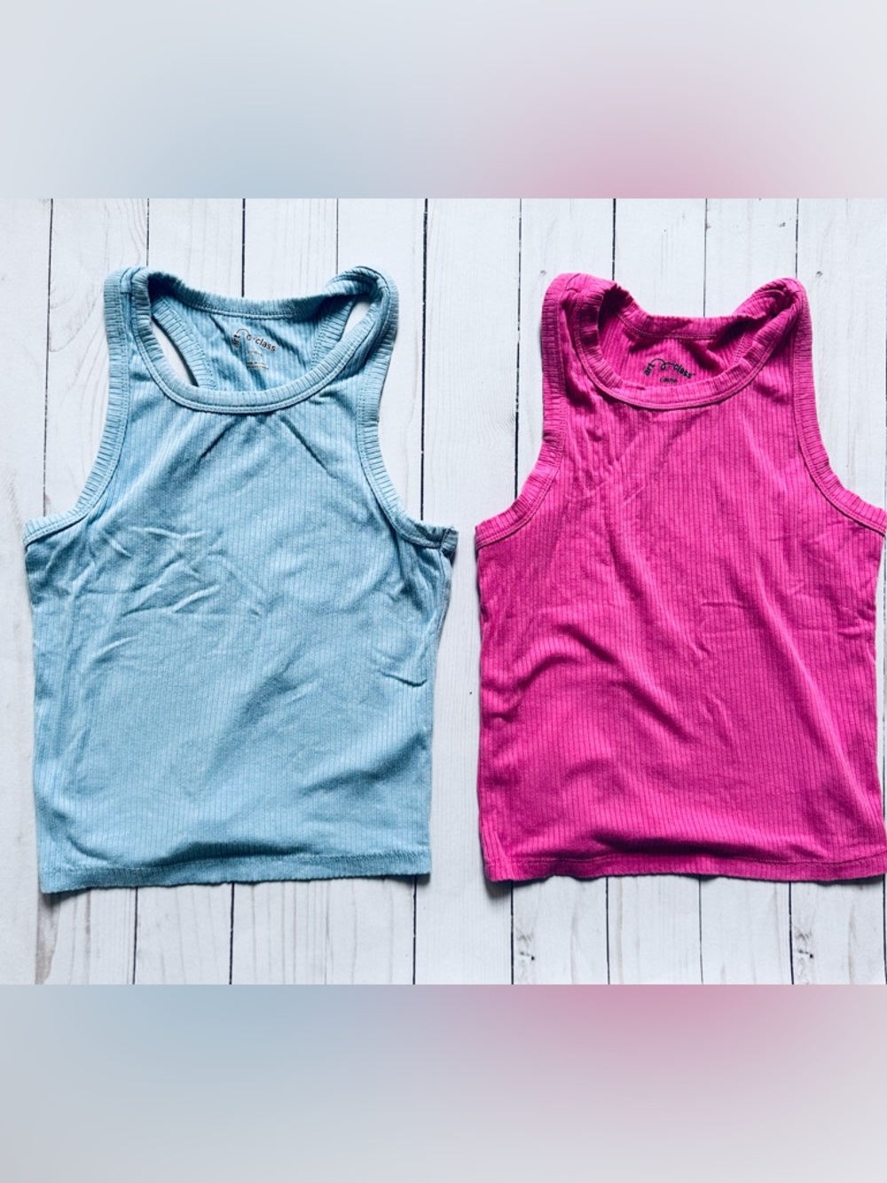 Girls Art Class Ribbed Tank Tops (size 10/12)